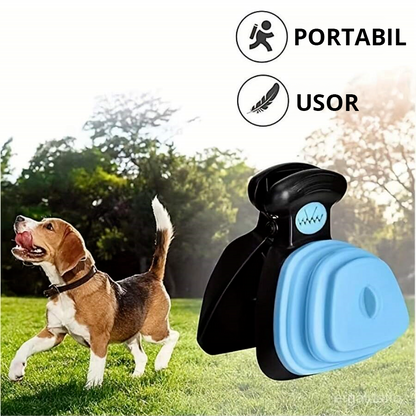 🐾 Culegător de Excremente Căței cu Mâner Tip Clește  + 🎁 2 Role Săculeți