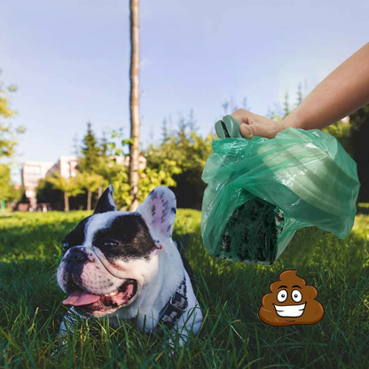 🐾 Culegător de Excremente Căței cu Mâner Tip Clește  + 🎁 2 Role Săculeți