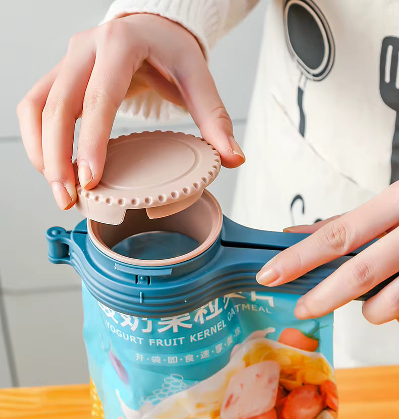 Clema Inteligentă pentru Pungi – Etanșare + Dozare Rapidă - Ofertă 1+1